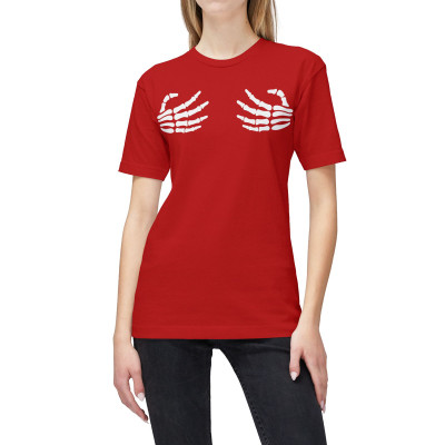 Áo Thun Nữ 100% Cotton 220gsm In Hình Bàn Tay