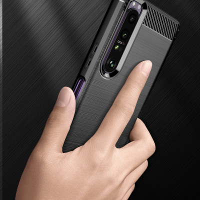 Ốp lưng chống sốc Likgus cho Sony Xperia 5 Mark 3 (chuẩn quân đội, chống va đập, chống vân tay) - Hàng chính hãng