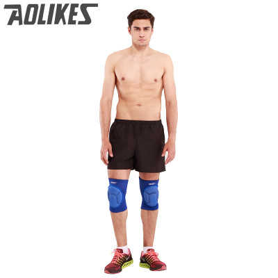 Đai miếng đệm bảo vệ đầu gối AOLIKES A-0217 đàn hồi Rubber cushion anti-collision knee pad