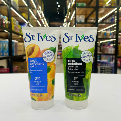Sữa Rửa Mặt Sạch Mụn Đầu Đen ST.IVES Trà Xanh 170g - 077043358023