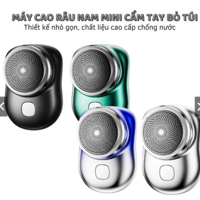 Máy cạo râu mini T05 bỏ túi 6 lưỡi ip chống nước nhỏ gọn bỏ túi tiện lợi 