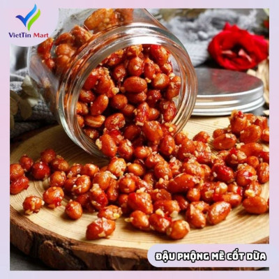 Đậu Phộng Rang Tỏi Ớt VIETTINMART 1KG