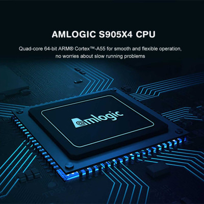 Android tivi box magicsee N5 max x4 Rom 64G Ram 4G bluetooth, Android 11, S905X4, wifi 2 băng tần, cài sẵn phim HD, truyền hình cáp miễn phí vĩnh viễn - Hàng nhập khẩu