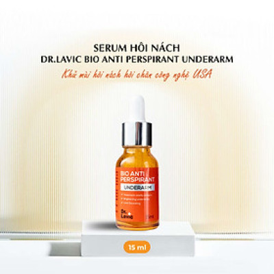 Serum hôi nách Dr.Lavic Bio Anti Perspirant Underarm khử mùi hôi nách hôi chân 15ml DR932
