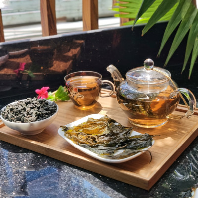 Trà Lá Dâu Tằm [ Trà sức khỏe ] - Giúp ngủ ngon, ổn định huyết áp - Gói 200g - Đông Sơn