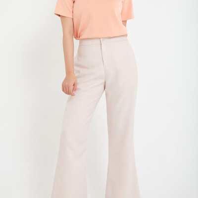 Áo Thun Nữ Tay Ngắn Viền Chỉ Ngực Maxivic, La Mộc - LM0122305