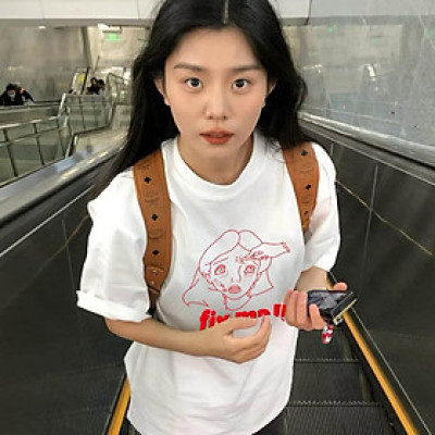 Áo pull Oversize dáng dài thời trang trẻ trung hình cô gái