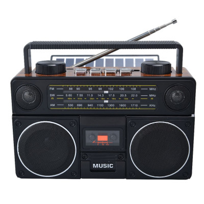 Đài Radio Bluetooth Năng Lượng Mặt trời FePe,FP-2382-S, FM, AM, SW, Cổng Cắm USB, Thẻ Nhớ -Hàng Chính Hãng