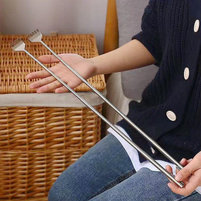Cây Gãi Lưng INOX Kéo Dài Rút Gọn 53cm - Tay Gãi Siêu Đỉnh - Cây gãi ngứa loại tốt hàng có sẵn giao nhanh