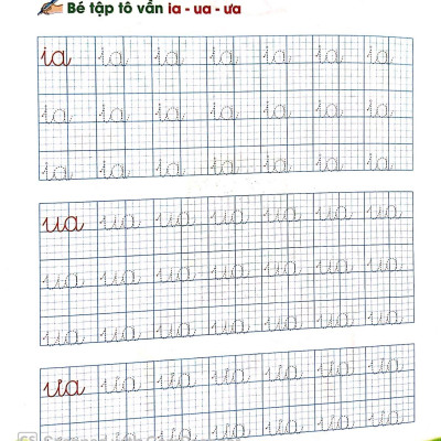 Bé tự tin bước vào lớp 1 - Bé tập tô vần