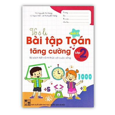 Sách - Vở Ô Li Bài Tập Toán Tăng Cường lớp 2 - tập 2 ( Kết Nối )