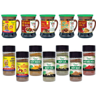 Combo 3 Gói Gia Vị Súp Cô Đặc Vị Phở Bò - Phở Gà - Phở Chay gói 200ml Vianco Foods Tiện Lợi