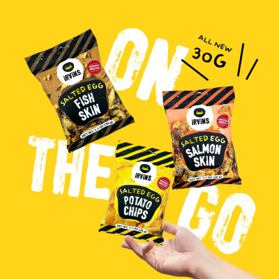 Khoai tây trứng muối 30g IRVINS - Mini Salted Egg Potato Chips 30g