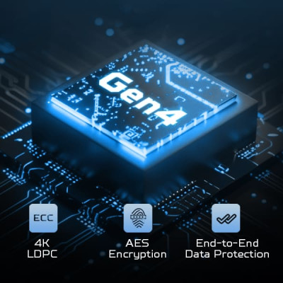 Ổ cứng SSD Acer Predator GM7000 Heatsink 512GB / 1TB / 2TB PCIe Gen 4x4, Tốc độ đọc Up to 7400 MB/s Bảo hành 5 năm Hàng chính hãng