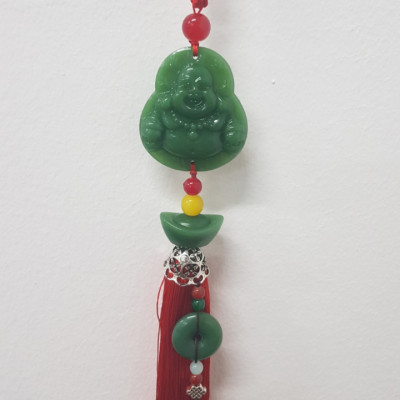 Bộ Khánh Ngọc phật di lặc phong thủy treo trên ô tô, xe hơi