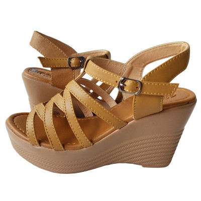 Giày Đế Xuồng Nữ BIGGBEN Da Bò Thật Cao 9 Phân SDX48