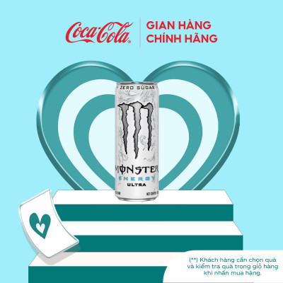 Lốc 24 Lon Nước Tăng Lực Giải Khát Tăng Lực Monster Energy Ultra 355ml/Lon Coca-Cola Official Store_TK