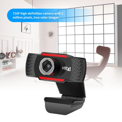 Webcam HXSJ S30 720P  Hướng dẫn sử dụng Máy ảnh Máy tính Tiêu điểm Tích hợp Micrô hấp thụ âm thanh Máy ảnh Web Cuộc gọi Video cho PC