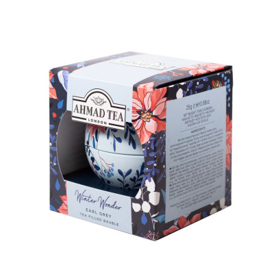 [LIMITED EDITION] TRÀ AHMAD ANH QUỐC -  HÌNH CẦU WINTER - BÁ TƯỚC pha ấm (25g) - Earl Grey - Chắt lọc sự tinh túy