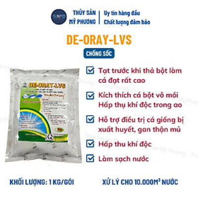 Chống sốc xử lý khí độc nổi đầu gan thận mủ Yucca nước Saponin De Oray Lvs đạt đầu con tôm thẻ cá lươn ếch ốc baba