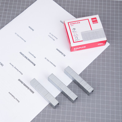 Combo 5 Hộp Ghim Dập Deli 23/23 Dập được 210 tờ Màu bạc Mã 14