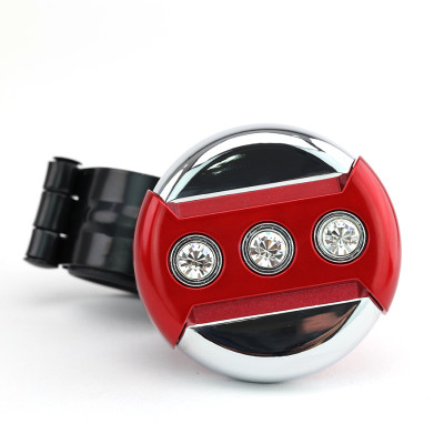 Tay Quay Trợ Lực Vô Lăng Ô Tô CIND Đính Kim Cương JM-7606PR Màu Đỏ