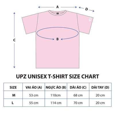 UPZ Áo Thun Mạc Dệt LOVE UPZ (6 Màu)