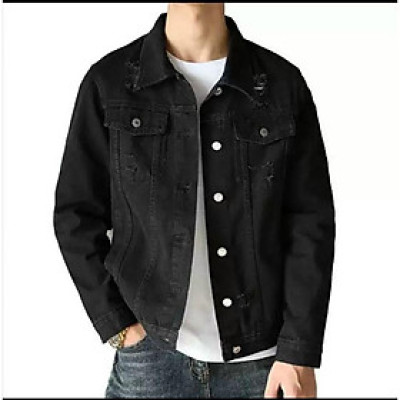 áo Jean đen cơ bản nam nữ