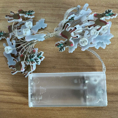 Dây Đèn Led 20 Bóng Họa Tiết Tuần Lộc Dài 2M