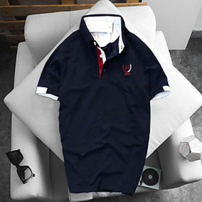 ÁO THUN NAM CÁ SÂU CỔ BẺ CO GIÃN 4 CHIỀU