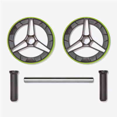 Con Lăn Tập Cơ Bụng, Bánh Xe Đẩy ADIDAS ADAC-11407 Performance AB Wheel (1 Cái) - Hàng Chính Hãng