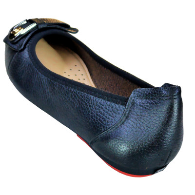 Giày Nữ Búp Bê Da Bò Thật HÀ NAM Cao Cấp BBN2028