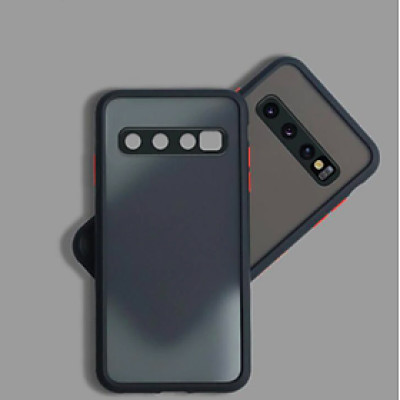 Ốp lưng trong nhám viền màu chống sốc cho Samsung Galaxy S10e - Hàng Nhập Khẩu