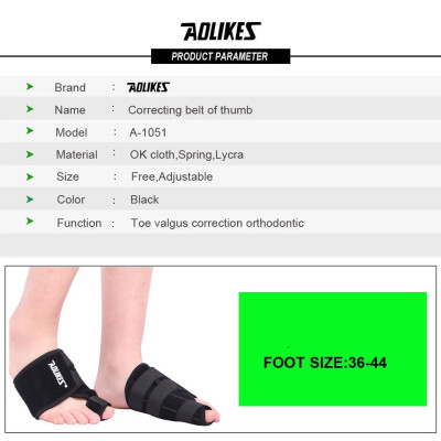 Nẹp ngón chân cái AOLIKES A-1051 hỗ trợ định hình làm thẳng ngón chân cái correcting belt of thumb