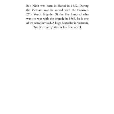 The Sorrow Of War (Paperback)