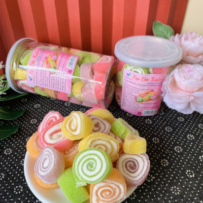 Kẹo Dẻo Xoắn Hương Trái Cây VietTin Mart