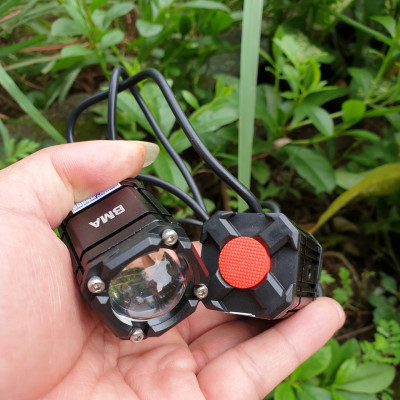 (LOẠI TỐT) Đèn led trợ sáng xe máy 2 màu cốt pha B.M.A bi cầu bản đặc biệt 4 chế độ mẫu mới hàng víp siêu gom , phụ kiện xe máy