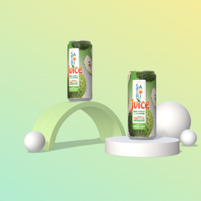 Combo 2 pack 2 vị nước ép trái cây Satori Juice Me + Mãng cầu - 250ml