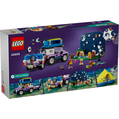 LEGO FRIENDS 42603 Đồ chơi lắp ráp Xe cắm trại ngắm trời sao (364 chi tiết)