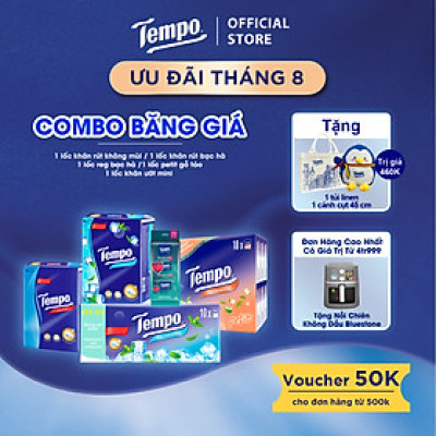 [MUA COMBO (1 LỐC KHĂN GIẤY RÚT KM+1 LỐC KHĂN RÚT BẠC HÀ + 1 LỐC REG BH + 1 LỐC PETIT GỖ TÁO + 1 LỐC KHĂN ƯỚT) TẶNG 1 TÚI LINEN + 1 CHIM CÁNH CỤT ] Khăn Giấy Cao Cấp, Thương Hiệu Đức - An Toàn Cho Da