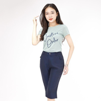 Áo thun nữ in chữ, cổ tròn Emspo ATS0505