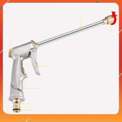  Bộ dây vòi xịt nước rửa xe, tưới cây , tăng áp 3 lần, loại 20m 206701-2 đầu đồng,cút,nối đen + mở chai