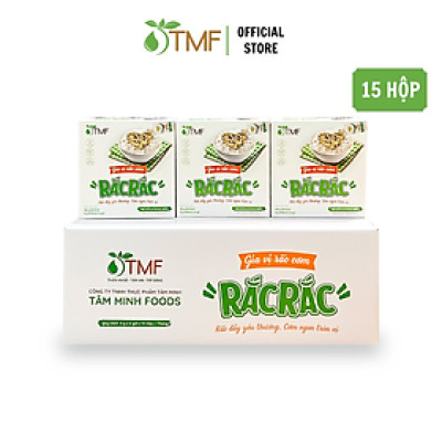 Thùng Gia vị rắc cơm rong biển Rắc Rắc hộp 6 gói cho bé ăn dặm TÂM MINH FOODS