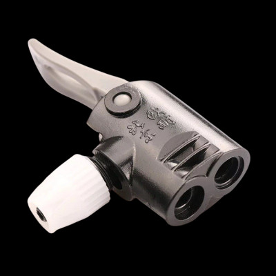 Đầu Bơm Hơi Xe Máy/ Xe Đạp phổ thông/ van nhọn (Schrader/Presta) Đầu Đôi Đa Năng Phụ Kiện (đường kính ống vào 7.3mm) - Mai Lee