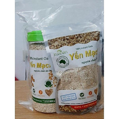 Yến Mạch Nguyên Chất Xuân An Hộp 800g