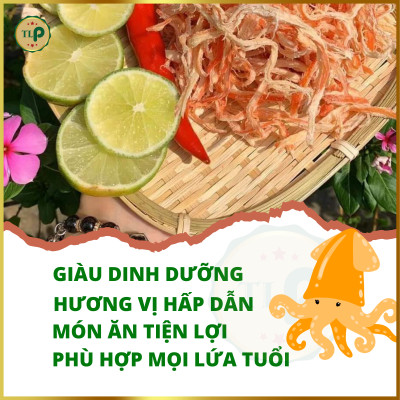 MỰC SỢI HẤP NƯỚC DỪA TÂN LỘC PHÁT COMBO 1KG - MỖI HŨ 500G