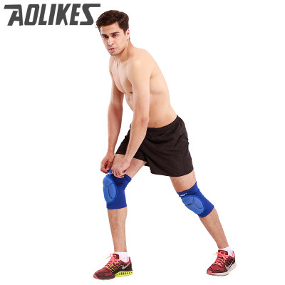 Đai miếng đệm bảo vệ đầu gối AOLIKES A-0217 đàn hồi Rubber cushion anti-collision knee pad