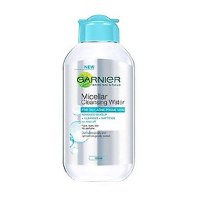 Nước làm sạch và tẩy trang cho mọi loại da Garnier Micellar Water 125ml - 400ml 