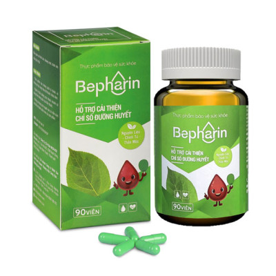 Combo 3 Tặng 1 Hộp Thực Phẩm Bảo Vệ Sức Khoẻ BEPHARIN Ổn Định Tiểu Đường Từ Thảo Dược