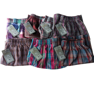 Quần Short Mặt Nhà Davie Dvs08 Chất Liệu Vải Kate 100% Cotton, Khử Mùi Và Thấm Hút Mồ Hôi Tốt